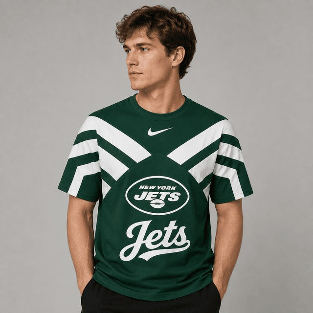 NYJ Premium NFL Men's Casual Performance T-Shirt