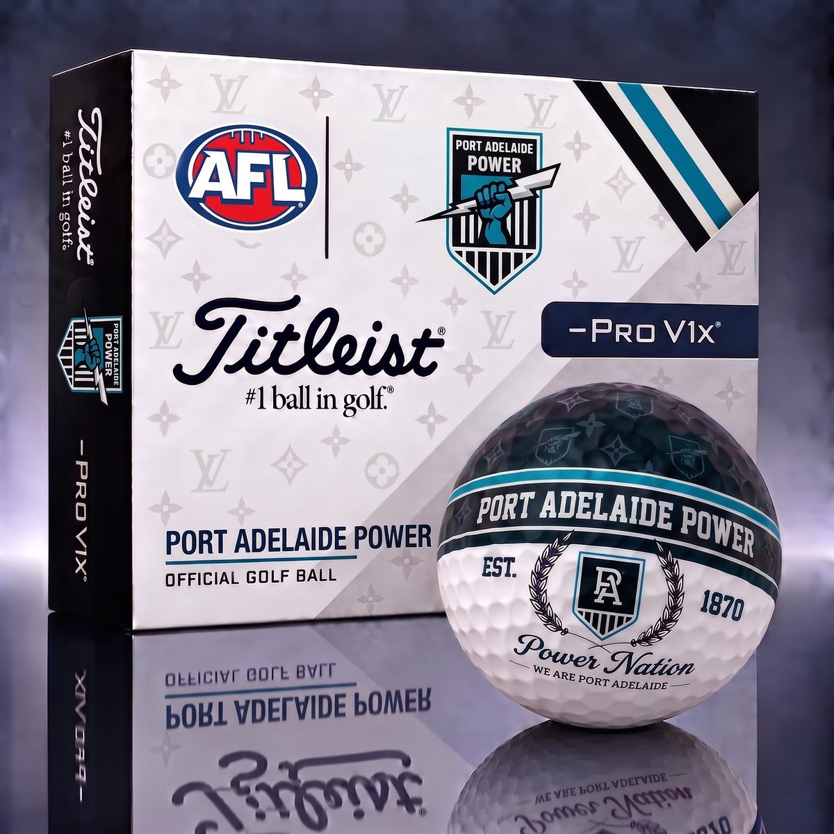 PA X Custom AFL Football Tradition Golf Ball Set