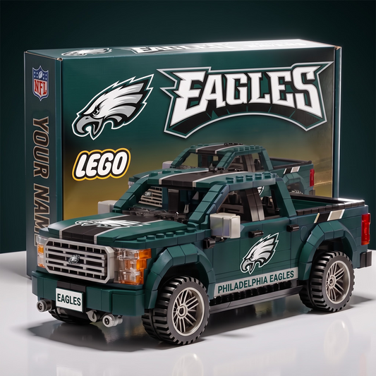 PE x NFL IN-HOUSE CRAFTED PICKUP TRUCK BUILDING BLOCK SET