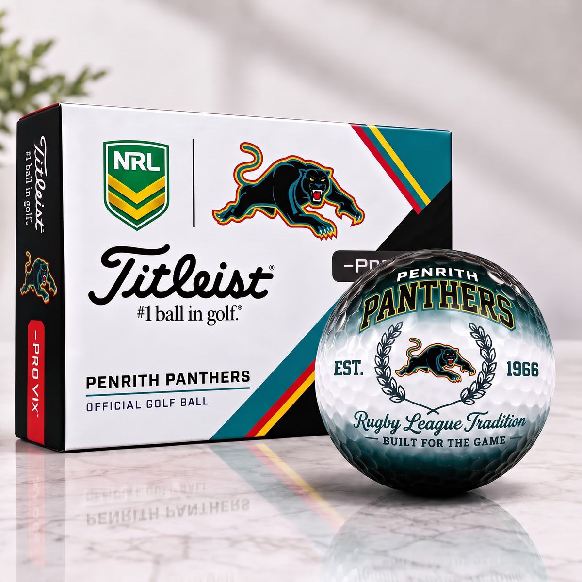 PEN X Custom NRL Football Tradition Golf Ball Set