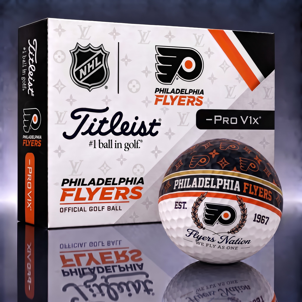 PHI X NHL Custom LV x Titleist Pro V1 Golf Balls Set