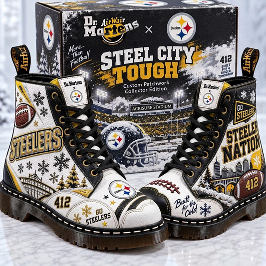 PIT X Premium NFL Leather Lace-Up Boots