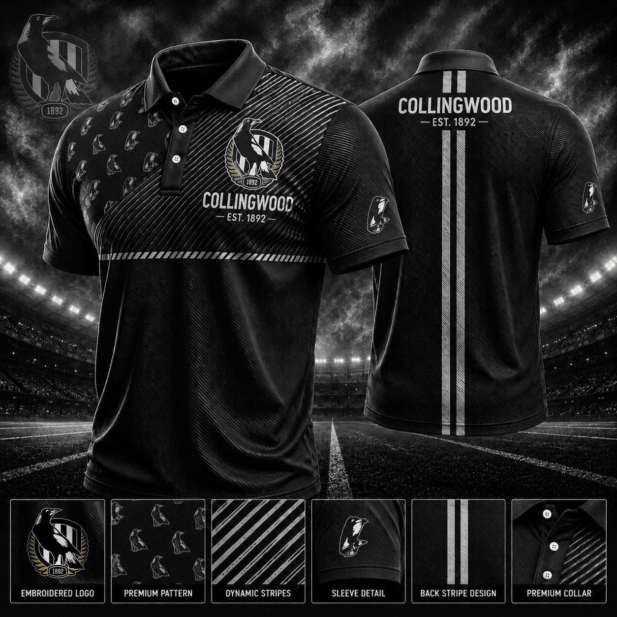 PREMIUM AFL X COL EXCLUSIVE POLO SHIRT LIMITED EDITION