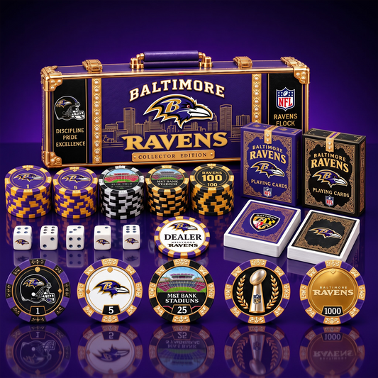 PREMIUM NFL X BR EXCLUSIVE POKER TOURNAMENT SET LIMITED EDITION