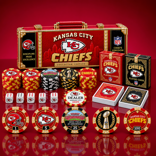 PREMIUM NFL X KCC EXCLUSIVE POKER TOURNAMENT SET LIMITED EDITION