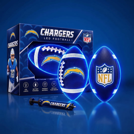 PREMIUM NFL X LAC EXCLUSIVE PERSONLIZED 3D LIGHT-UP LED FOOTBALL GIFT FOR FAN LIMITED EDITION