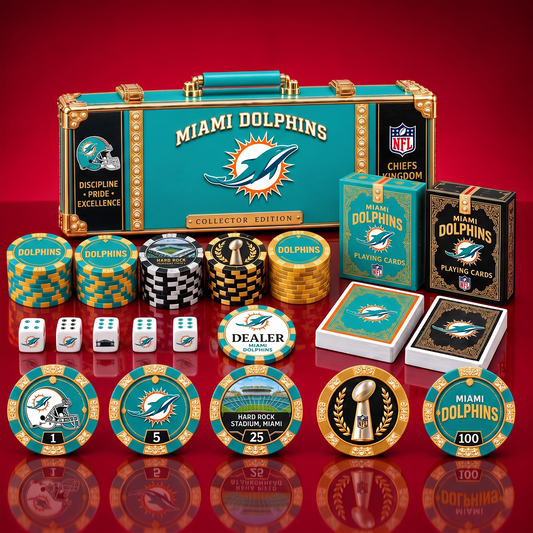 PREMIUM NFL X MD EXCLUSIVE POKER TOURNAMENT SET LIMITED EDITION