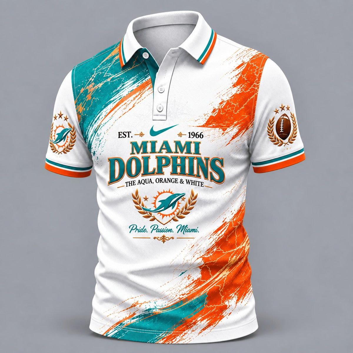 PREMIUM NFL X MIA EXCLUSIVE Classic Fan Polo Limited Edition