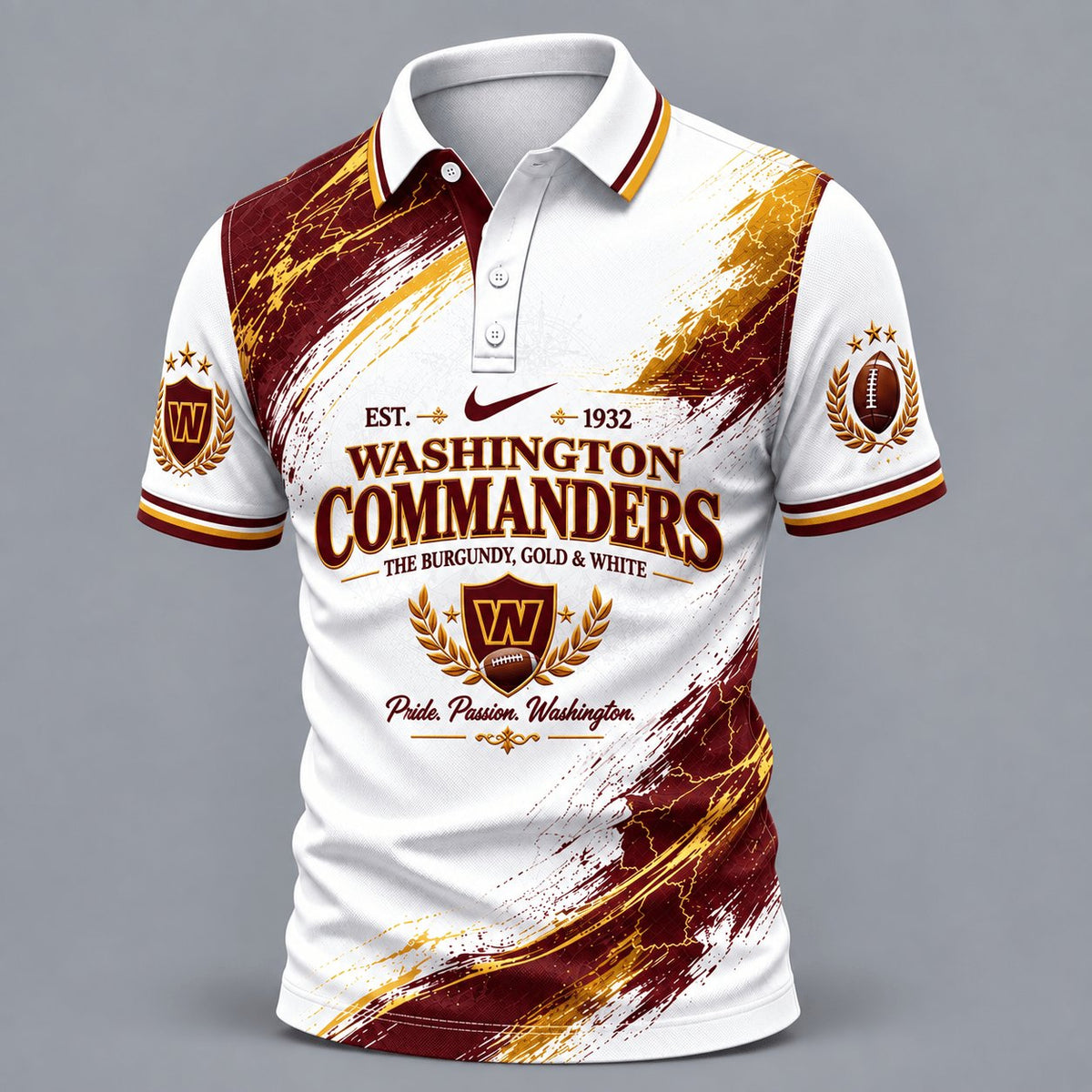 PREMIUM NFL X WAS EXCLUSIVE Classic Fan Polo Limited Edition