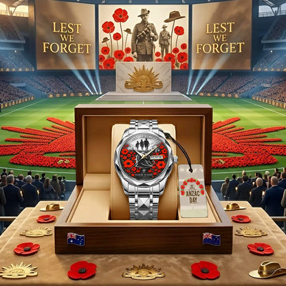PREMIUM NRL X BB ANNIVERSARY 111TH ANZAC Alloy Luxury Quartz Watch Limited Edition NDT NHM 310326