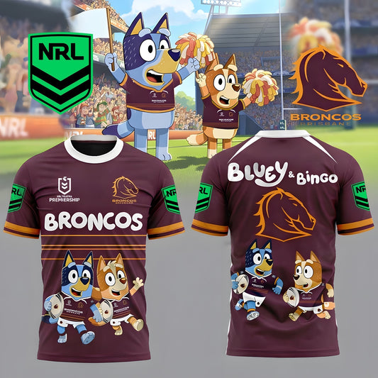 PREMIUM NRL X BB Bluey & Bingo POLO SHIRT ’??? Limited 2026 NDT LVH