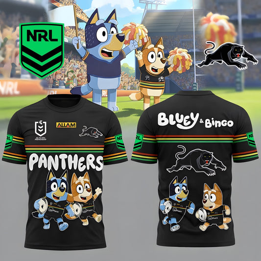 PREMIUM NRL X PP Bluey & Bingo POLO SHIRT ’??? Limited 2026 NDT LVH