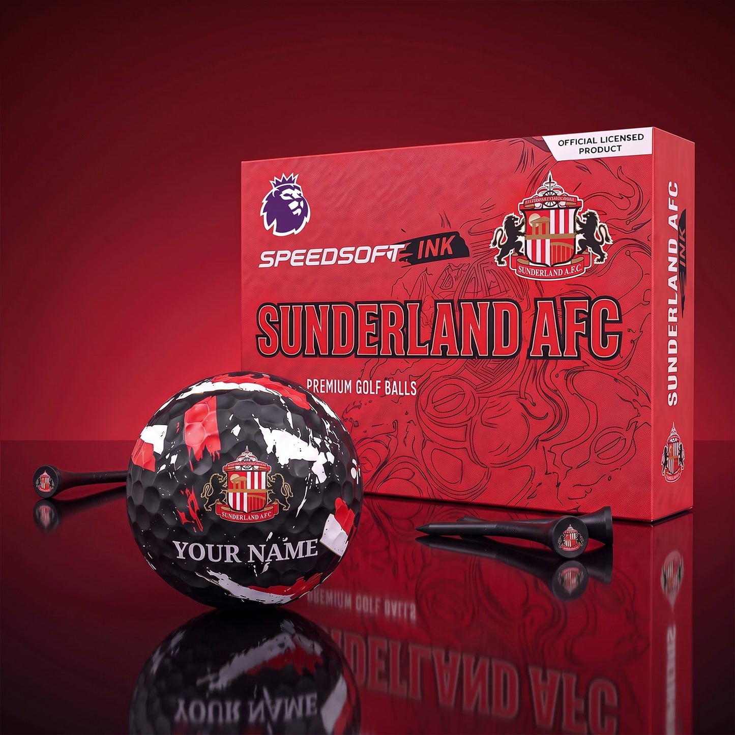 PREMIUM EPL X SUN EXCLUSIVE PERSONALIZED GOLF BALL SET LIMITED EDTION