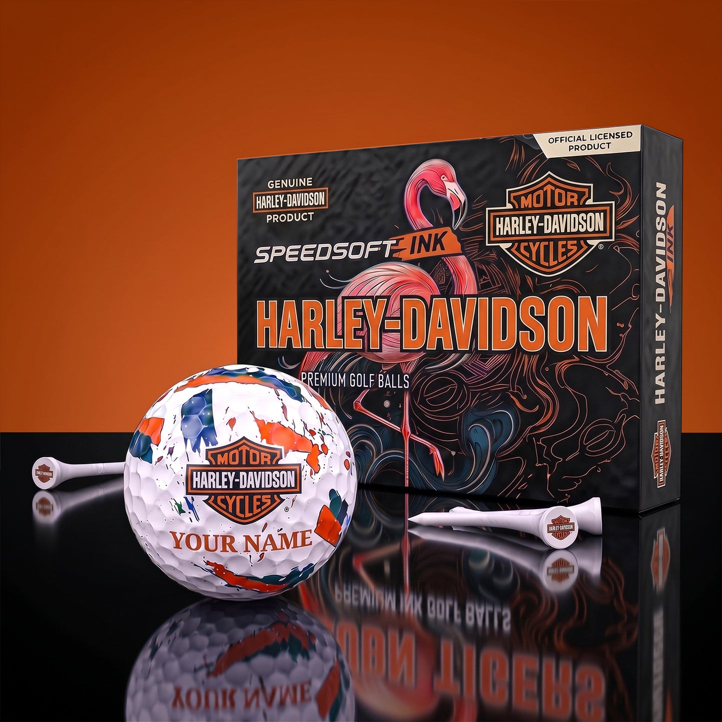 PREMIUM HARLY X HARL EXCLUSIVE PERSONALIZED GOLF BALL SET LIMITED EDTION NDT NHM 270726