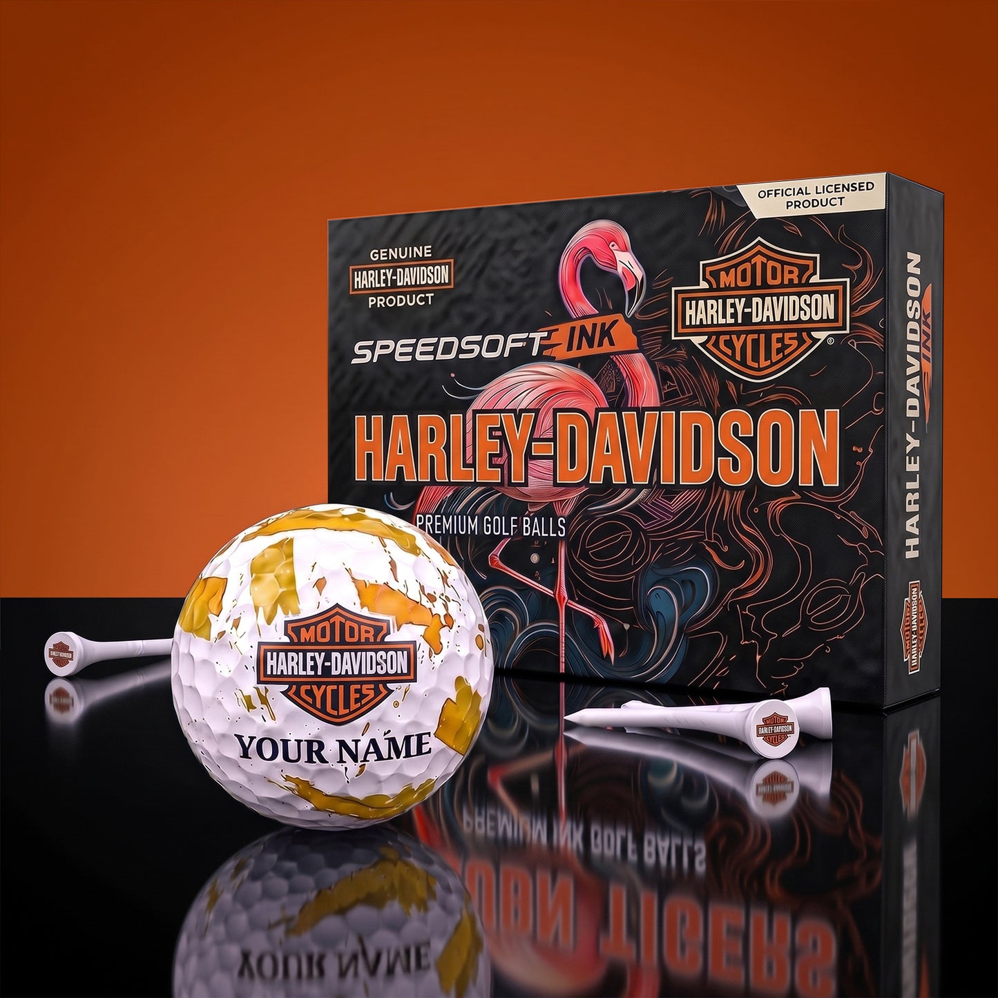 PREMIUM HARLY X HARL EXCLUSIVE PERSONALIZED GOLF BALL SET LIMITED EDTION NDT NHM 270726