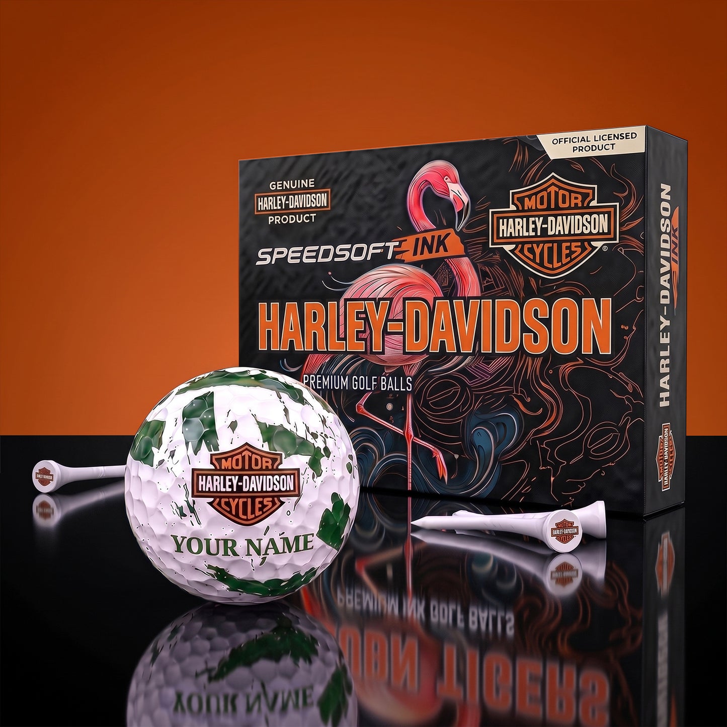 PREMIUM HARLY X HARL EXCLUSIVE PERSONALIZED GOLF BALL SET LIMITED EDTION NDT NHM 270726