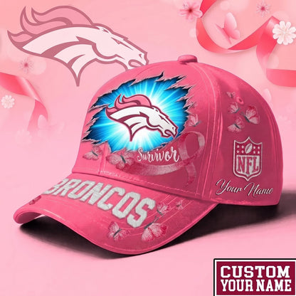 PREMIUM NFL X DEN EXCLUSIVE  BREAST CANCER SURVIOR CAP