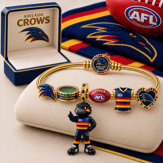 Premium AFL AC Gold Charm Bracelet Set