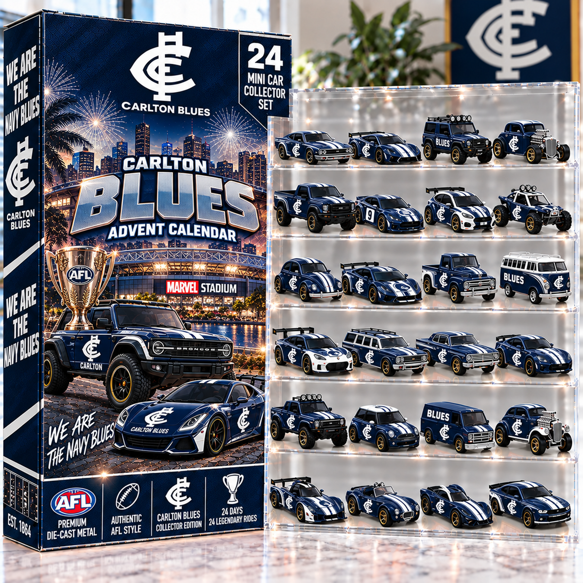 Premium AFL CB Mini Car Advent Calendar V4