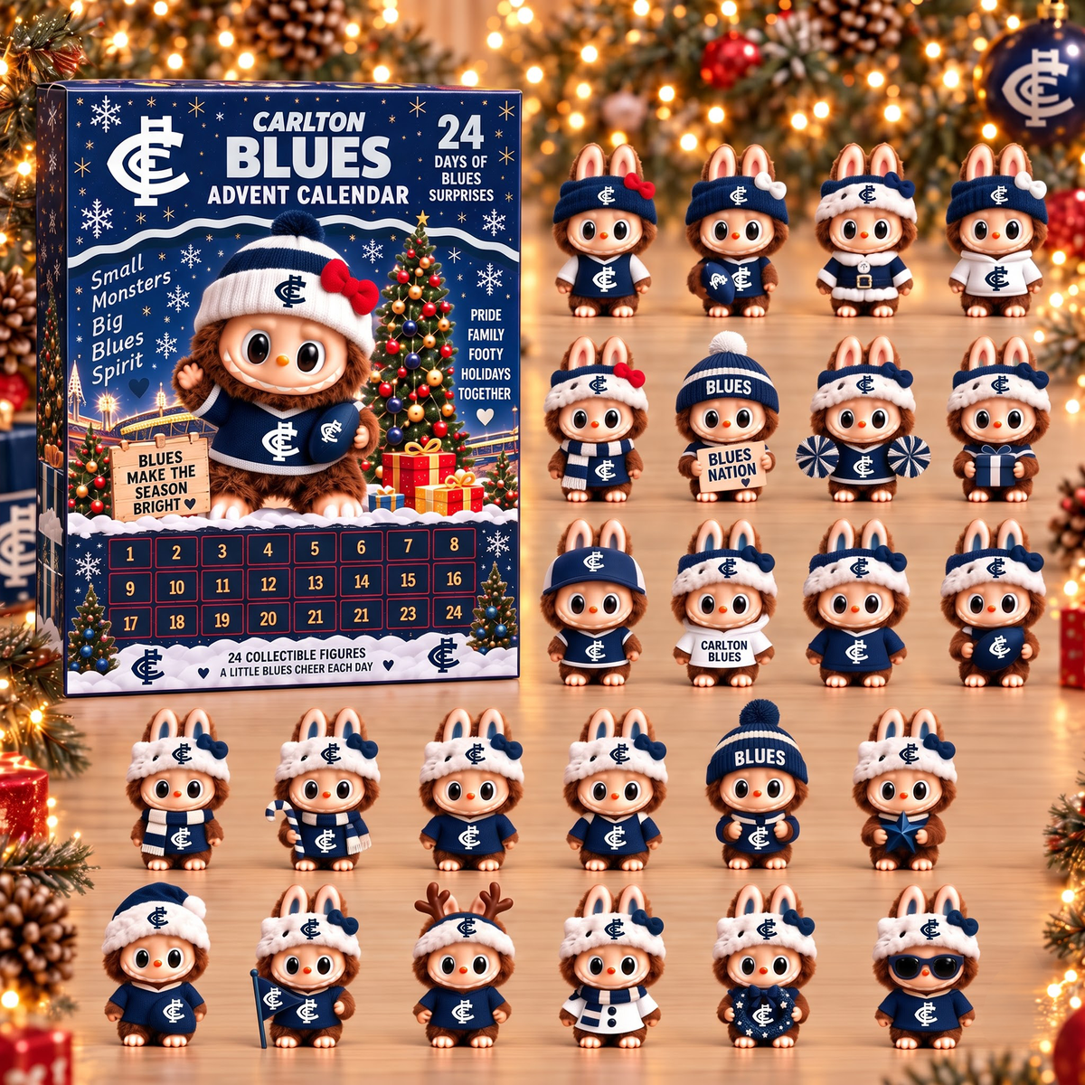 Premium AFL CB x Labubu Christmas Avent Calendar V7