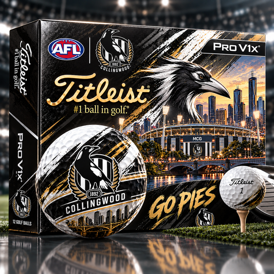 Premium AFL COLL x Titleist Pro V1 Skyline & Stadium Golf Balls Set