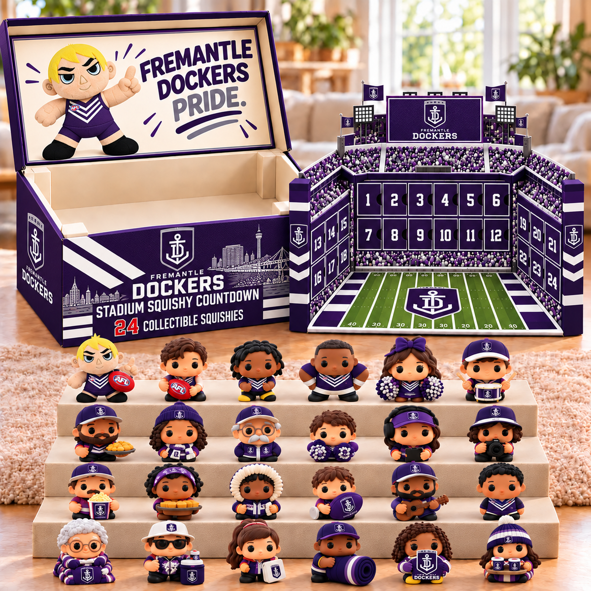 Premium AFL FD Stadium Squishy Advent Calendar V8