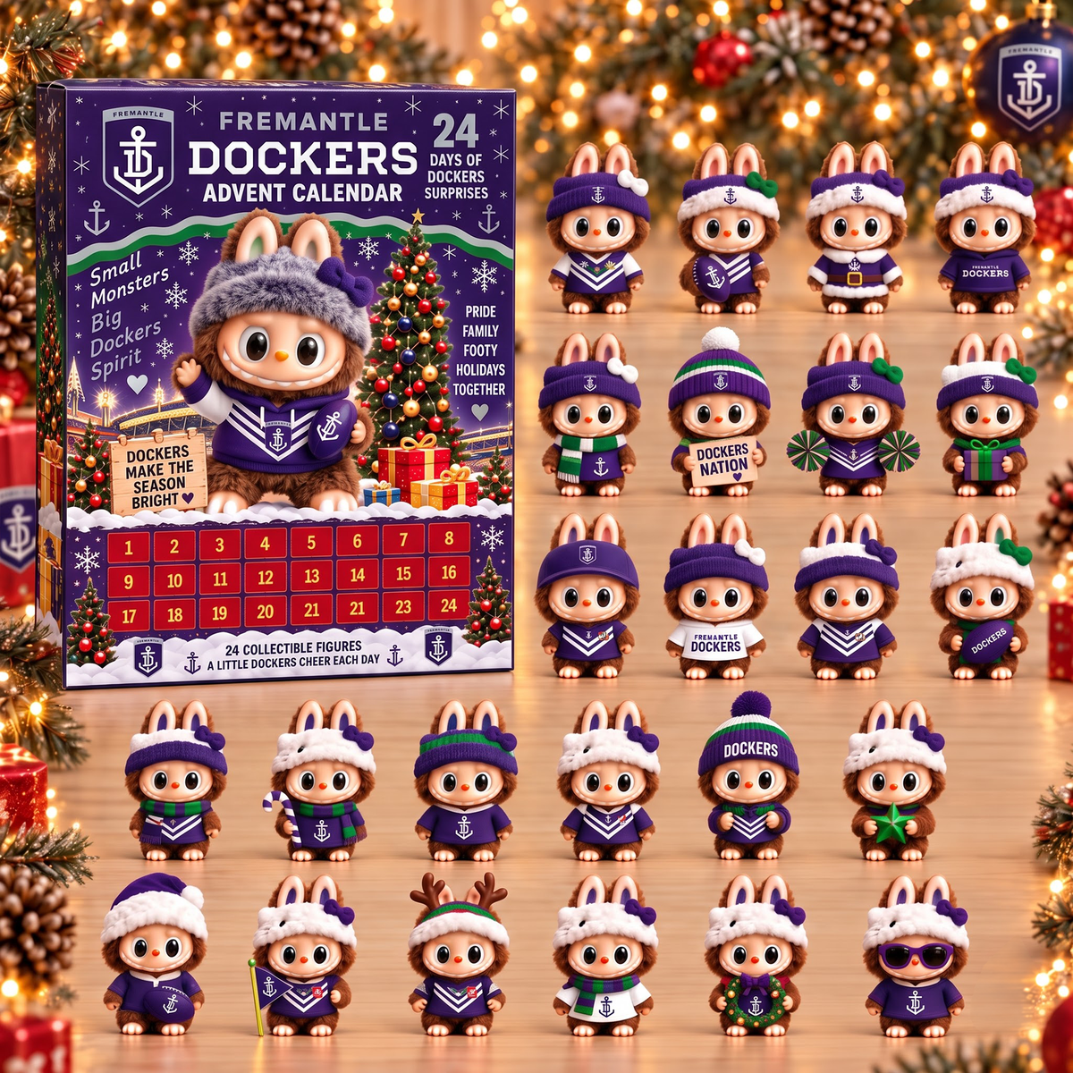 Premium AFL FD x Labubu Christmas Avent Calendar V7