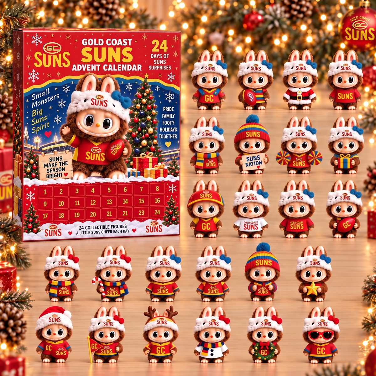 Premium AFL GCS x Labubu Christmas Avent Calendar V7