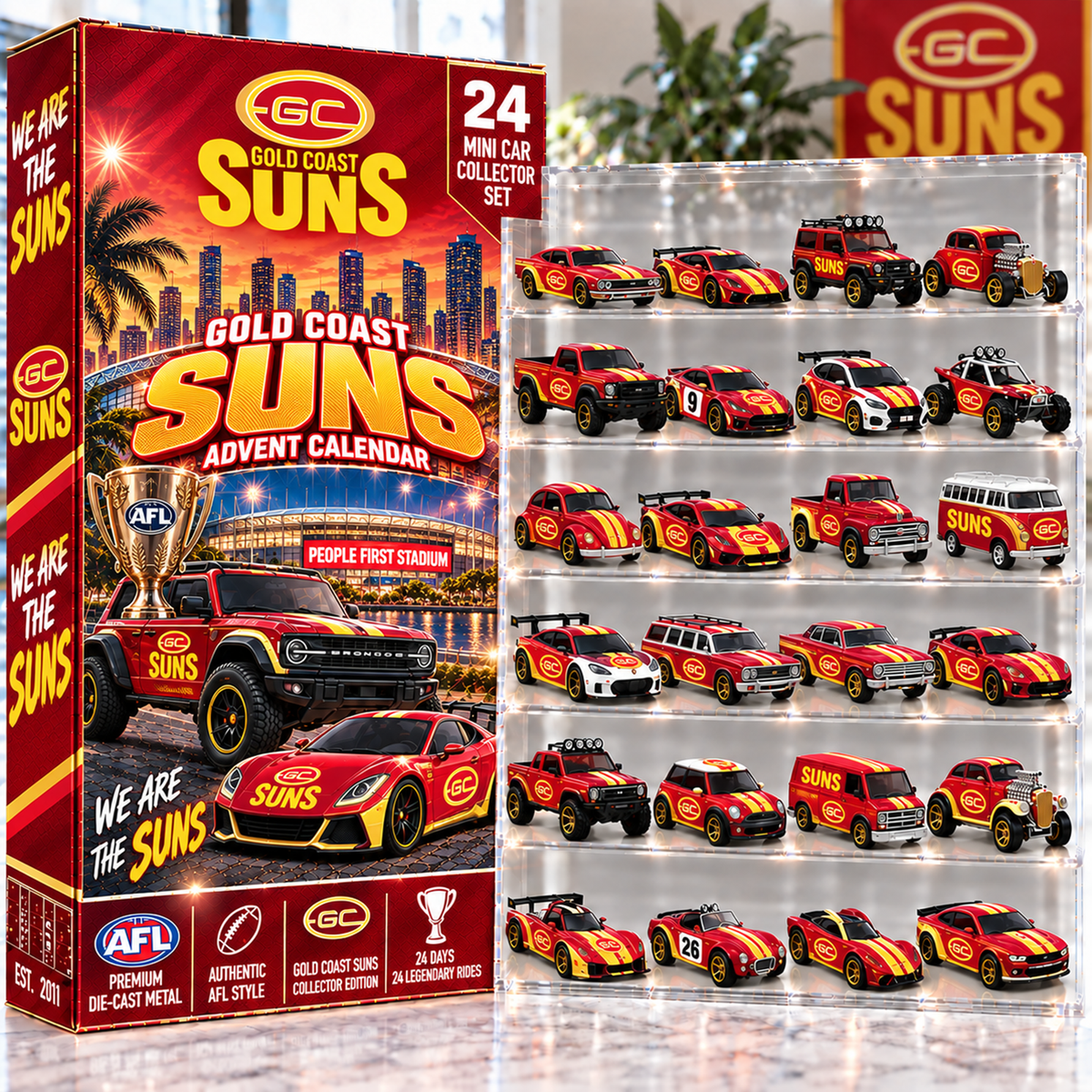 Premium AFL GCT Mini Car Advent Calendar V4