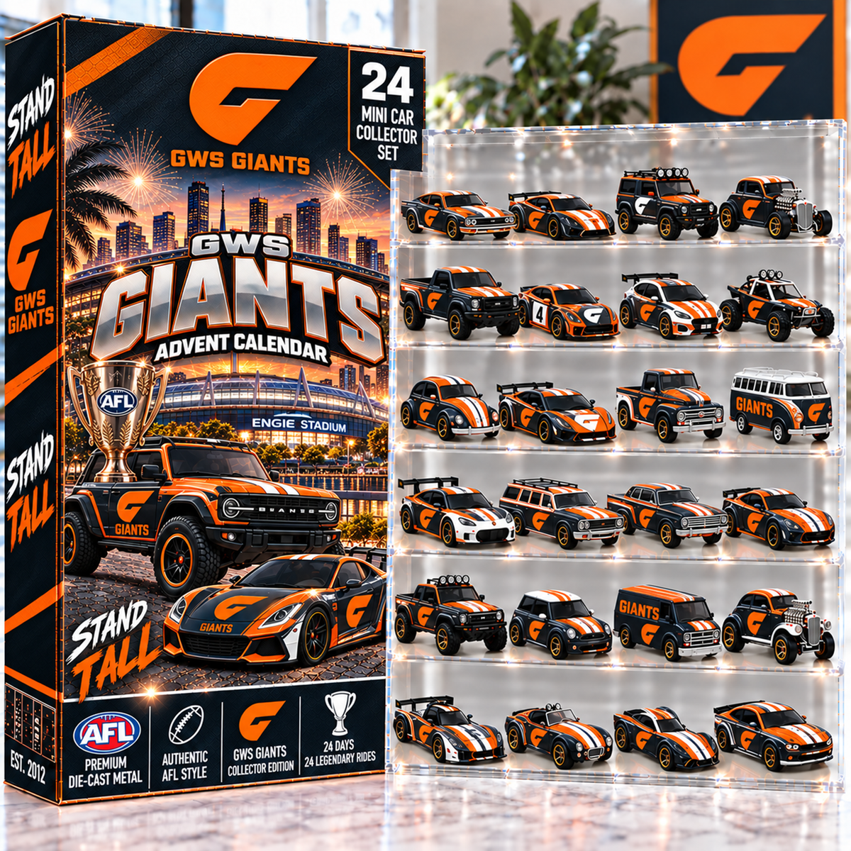 Premium AFL GG Mini Car Advent Calendar V4