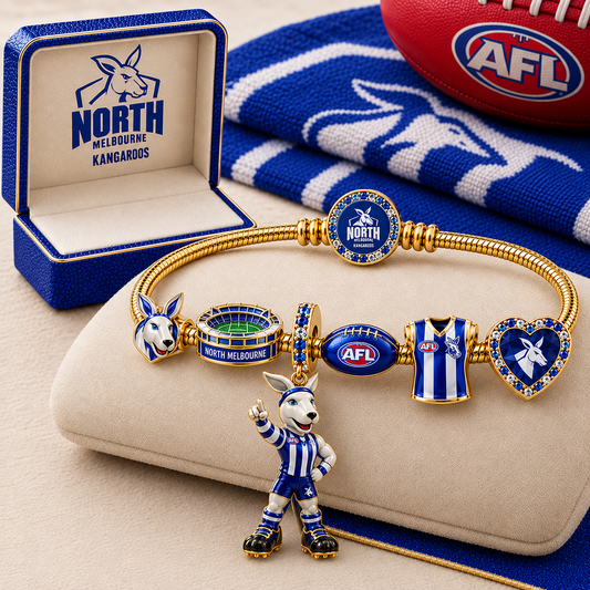 Premium AFL NMK Gold Charm Bracelet Set