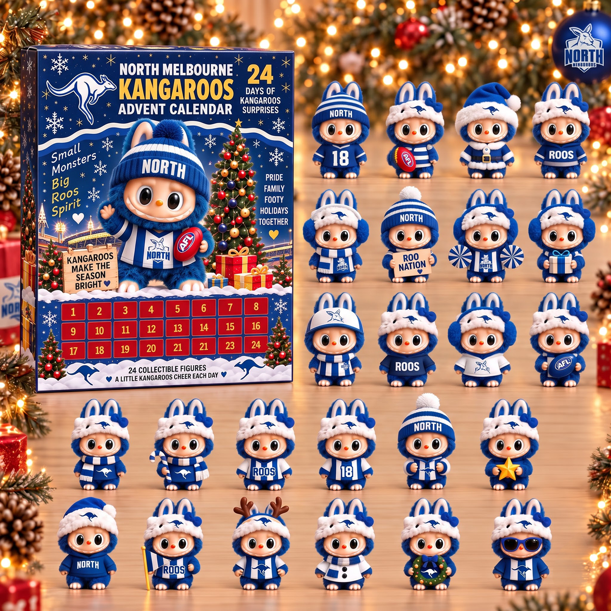Premium AFL NMK x Labubu Christmas Avent Calendar V7
