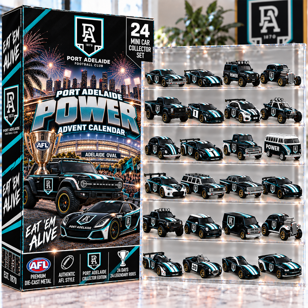 Premium AFL PA Mini Car Advent Calendar V4