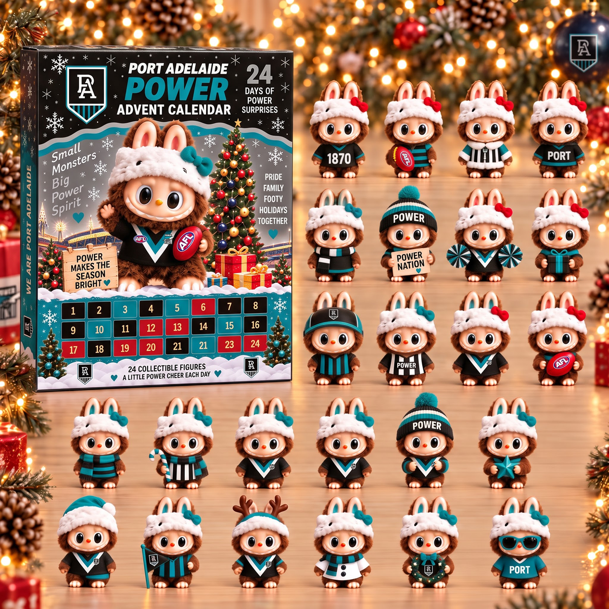Premium AFL PAP x Labubu Christmas Avent Calendar V7