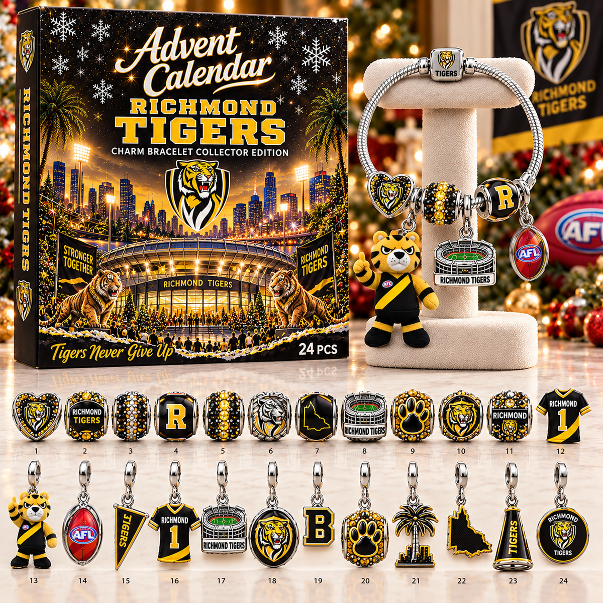 Premium AFL RIC Advent Calendar Charm Bracelet Set V5