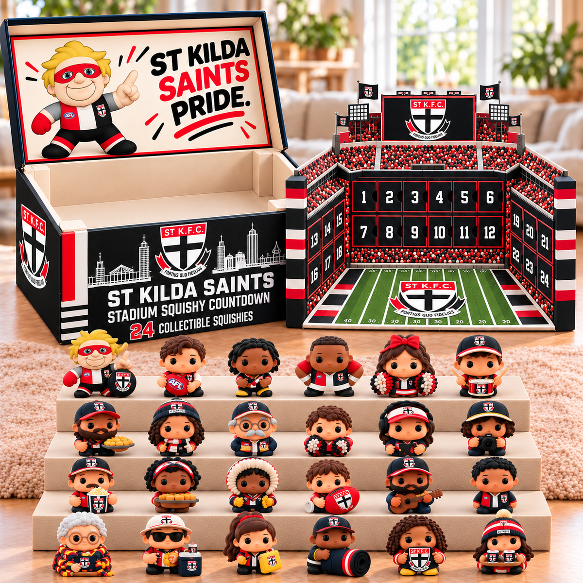 Premium AFL SKS Stadium Squishy Advent Calendar V8