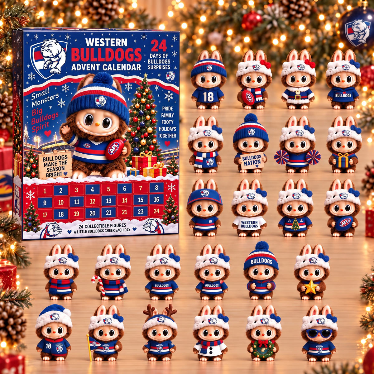 Premium AFL WB x Labubu Christmas Avent Calendar V7