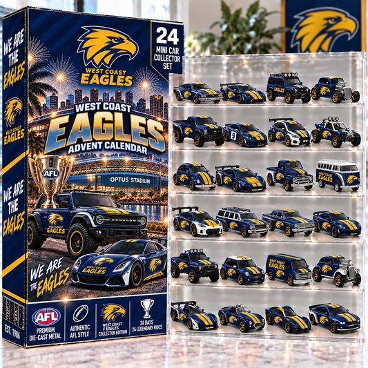 Premium AFL WCE Mini Car Advent Calendar V4