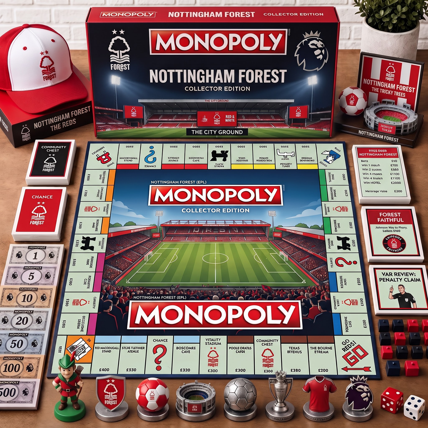 Premium EPL NOT Monopoly Collector’s Edition Board Game