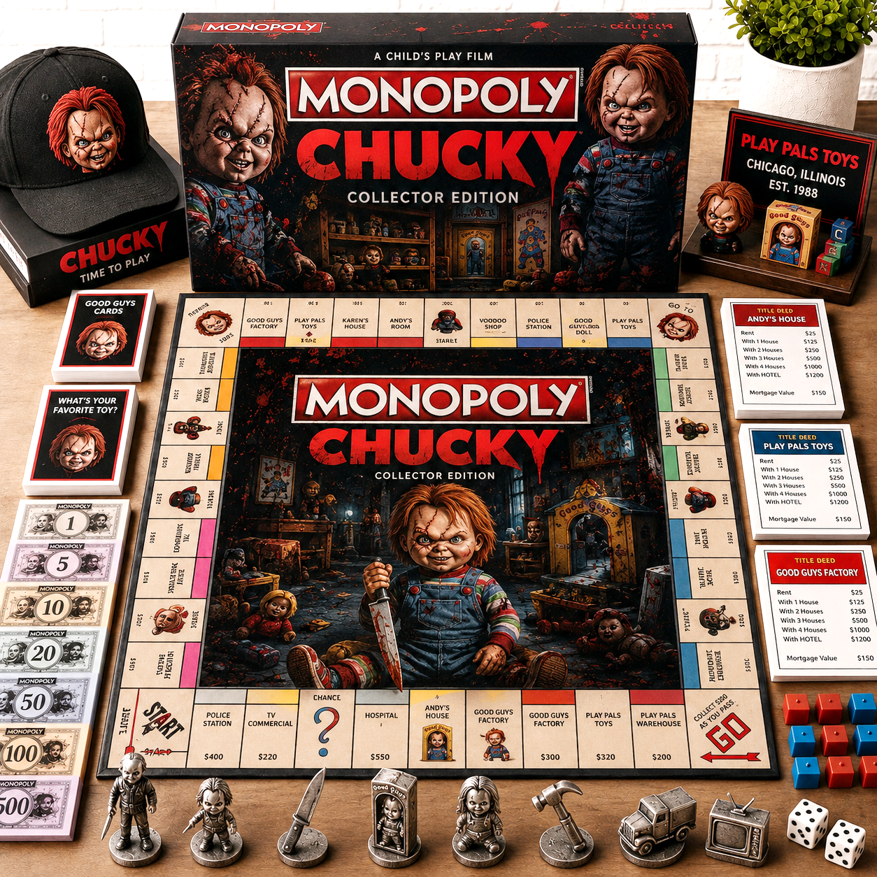 Premium HRR CKY Halloween Monopoly Collector’s Edition Board Game NMD CTKT