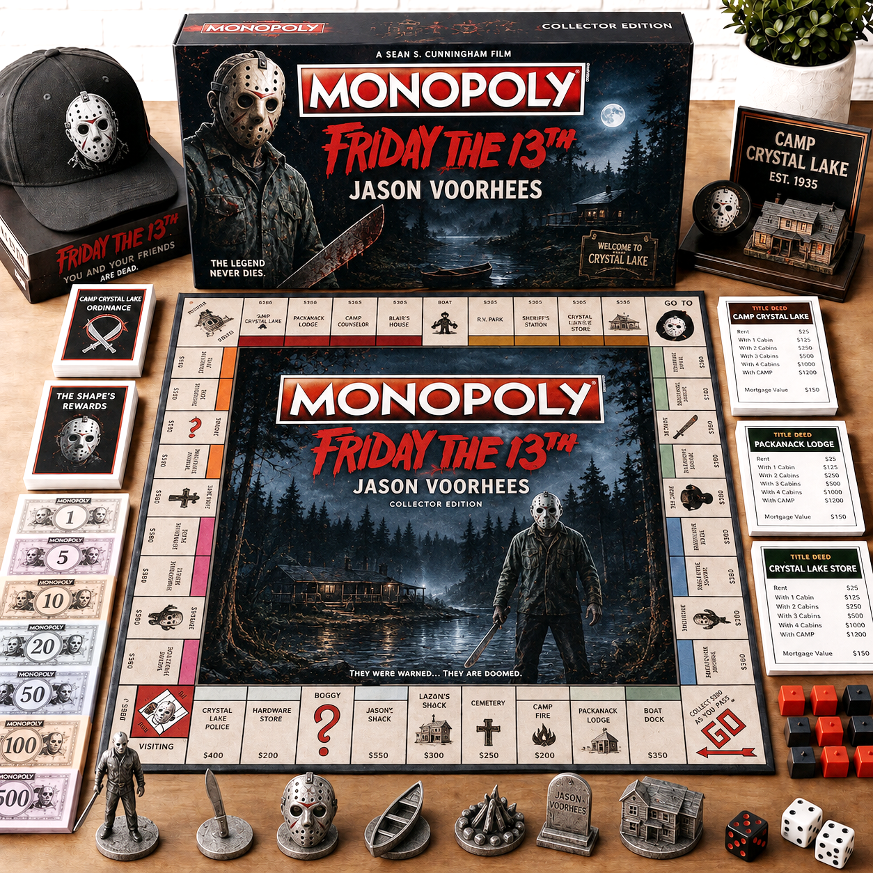 Premium HRR POOH Halloween Monopoly Collector’s Edition Board Game NMD CTKT