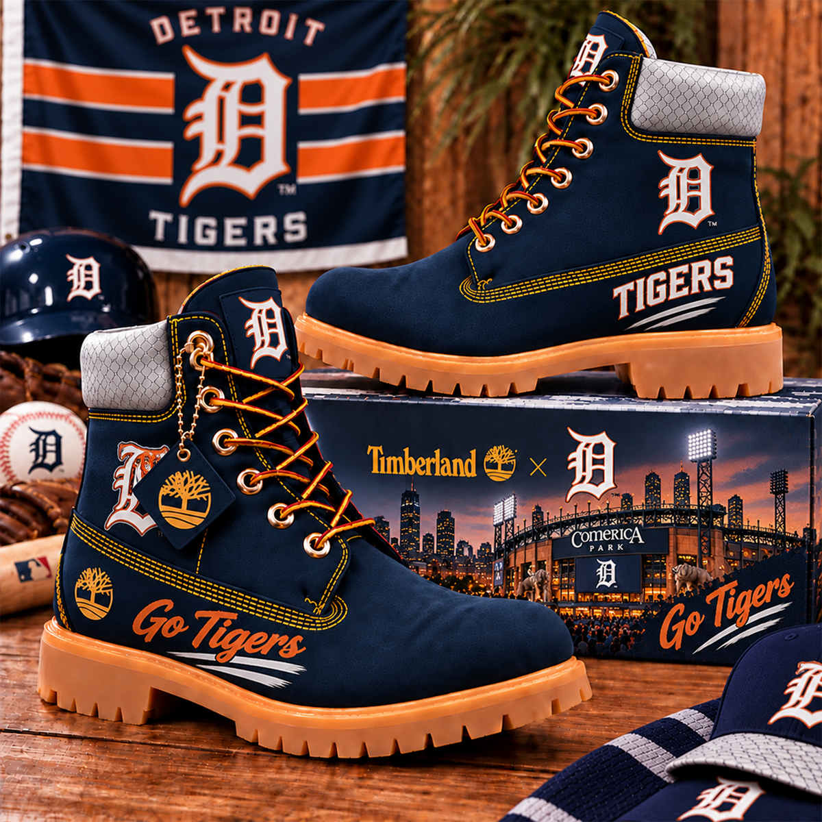 Premium MLB DET Heritage Boots