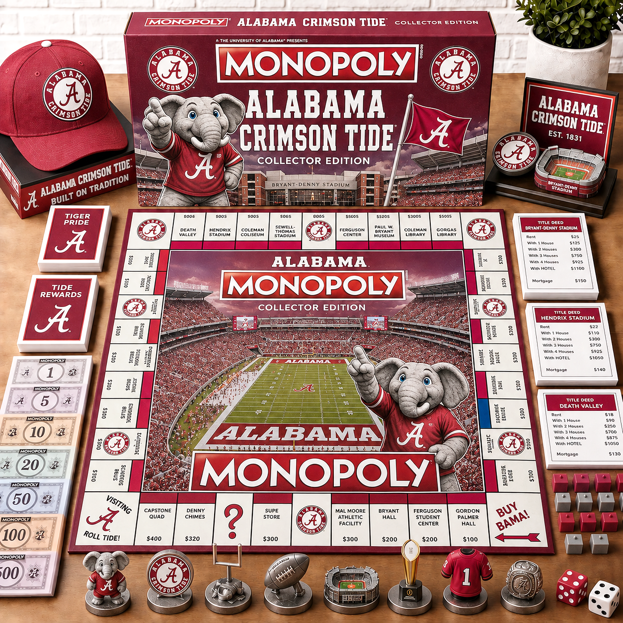 Premium NCAA ACT Monopoly Collector’s Edition Board Game NMD CTKT
