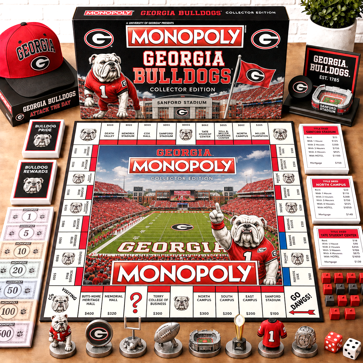 Premium NCAA JODE Monopoly Collector’s Edition Board Game NMD CTKT