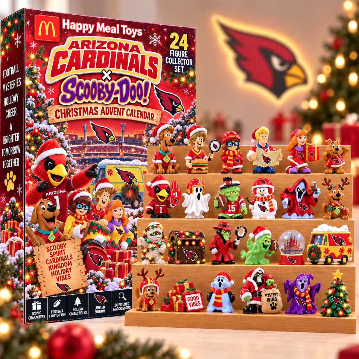 Premium NFL AC Christmas Crossover Advent Calendar V9