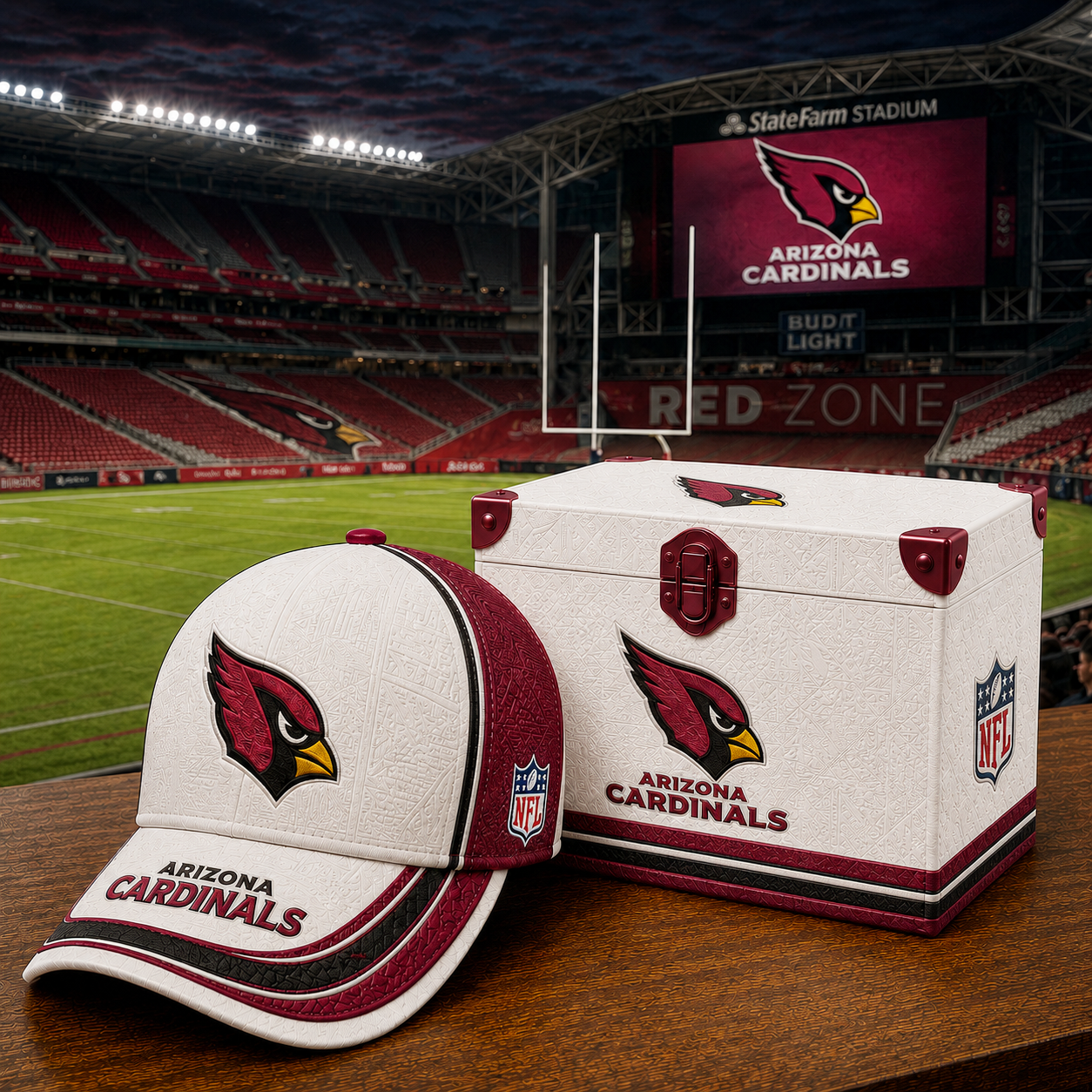 Premium NFL AC Embossed Leather Cap V2
