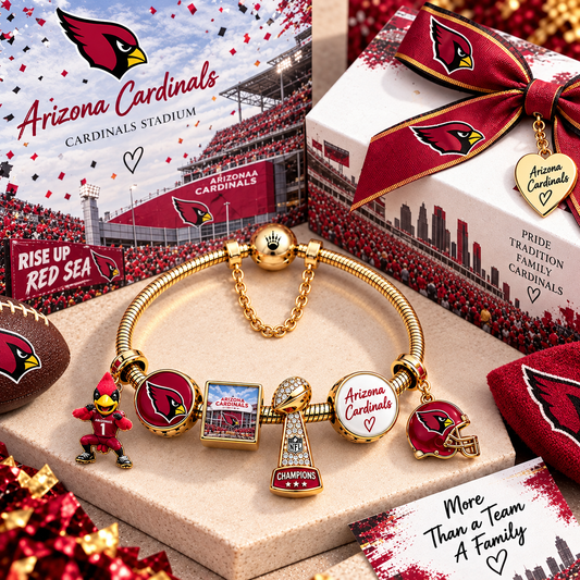 Premium NFL AC Fan Legacy Gold Charm Bracelet V7