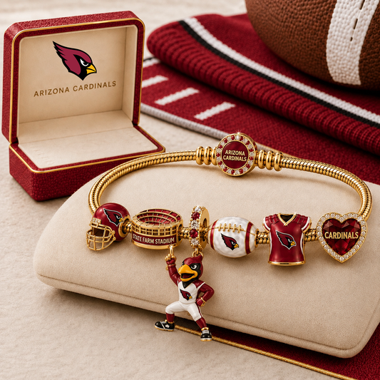 Premium NFL AC Gold Charm Bracelet Set