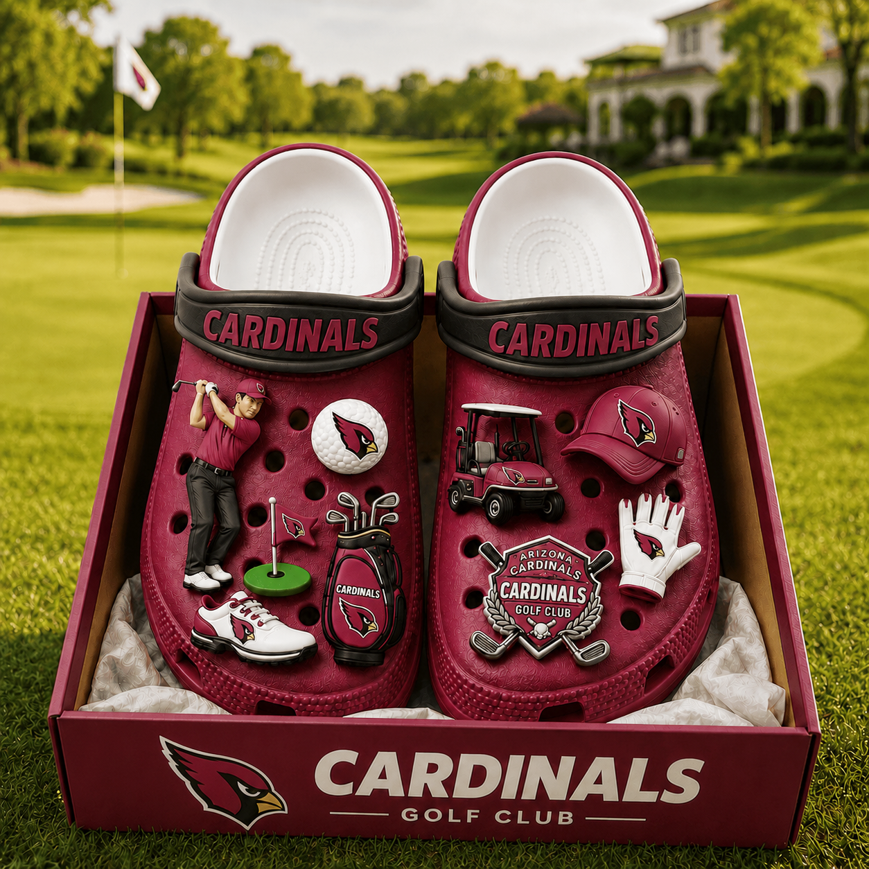 Premium NFL AC Golf Club Charm Clogs
