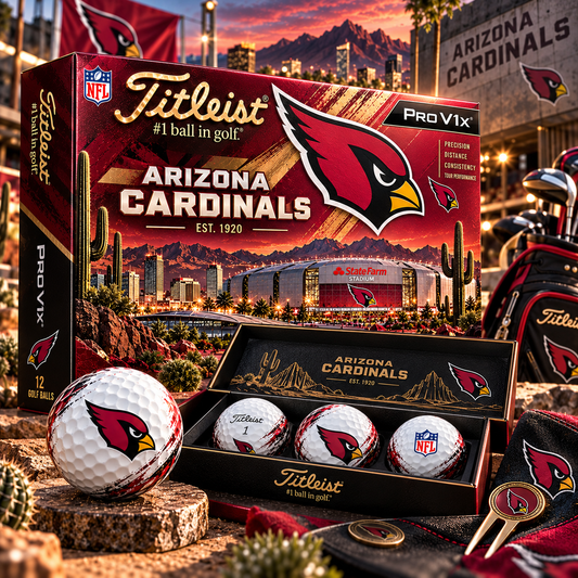 Premium NFL AC x Titleist Pro V1 Herritage Golf Ball Set V4
